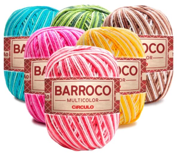 BARBANTE BARROCO MULTICOLOR PREMIUM 6 400G