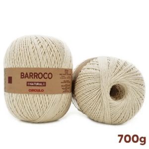 BARBANTE 10 NATURAL BARROCO CIRCULO 700G