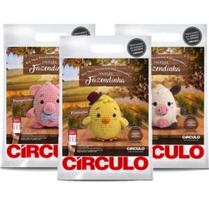 KIT AMIGURUMI FAZENDINHA CIRCULO