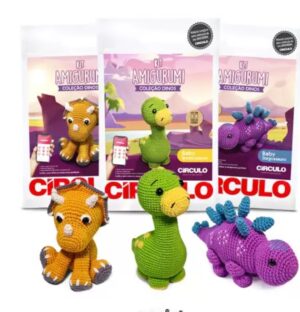 KIT AMIGURUMI DINOS CIRCULO
