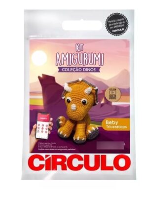 KIT AMIGURUMI DINOS CIRCULO