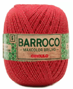 BARBANTE MAXCOLOR BRILHO 200G CIRCULO 6 FIOS