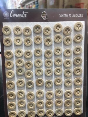 BOTÃO CARTELA COROZITA N18 12MM