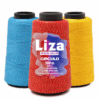 FIO P/CROCHE BRILHO LIZA GROSSA CIRCULO