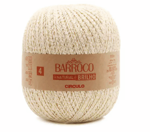 BARROCO NATURAL C/BRILHO CIRCULO 700G