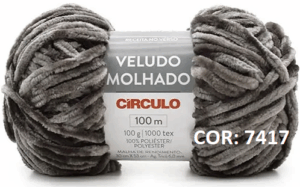 KIT 3 FIO VELUDO MOLHADO CIRCULO
