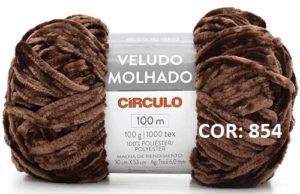 KIT 3 FIO VELUDO MOLHADO CIRCULO
