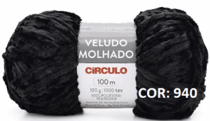 KIT 3 FIO VELUDO MOLHADO CIRCULO