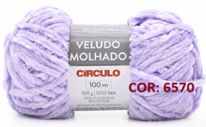 KIT 3 FIO VELUDO MOLHADO CIRCULO