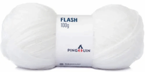 KIT COM 4 PEÇAS - FIO FLASH 100G - PINGOUIN