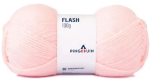 KIT COM 4 PEÇAS - FIO FLASH 100G - PINGOUIN
