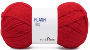 KIT COM 4 PEÇAS - FIO FLASH 100G - PINGOUIN