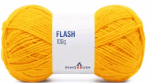KIT COM 4 PEÇAS - FIO FLASH 100G - PINGOUIN