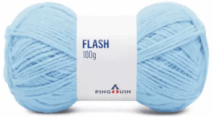 KIT COM 4 PEÇAS - FIO FLASH 100G - PINGOUIN