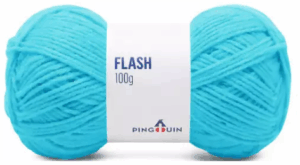 KIT COM 4 PEÇAS - FIO FLASH 100G - PINGOUIN