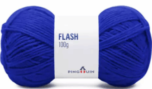 KIT COM 4 PEÇAS - FIO FLASH 100G - PINGOUIN