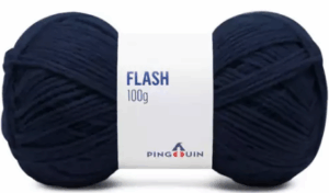 KIT COM 4 PEÇAS - FIO FLASH 100G - PINGOUIN