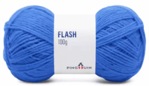 KIT COM 4 PEÇAS - FIO FLASH 100G - PINGOUIN