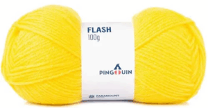KIT COM 4 PEÇAS - FIO FLASH 100G - PINGOUIN