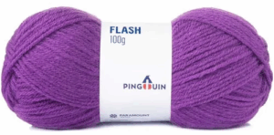 KIT COM 4 PEÇAS - FIO FLASH 100G - PINGOUIN
