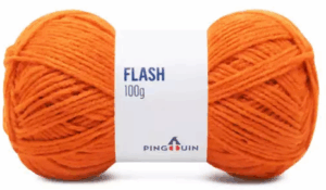 KIT COM 4 PEÇAS - FIO FLASH 100G - PINGOUIN