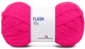 KIT COM 4 PEÇAS - FIO FLASH 100G - PINGOUIN