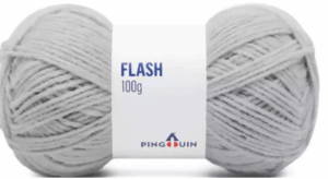 KIT COM 4 PEÇAS - FIO FLASH 100G - PINGOUIN