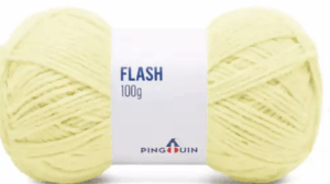 KIT COM 4 PEÇAS - FIO FLASH 100G - PINGOUIN