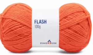 KIT COM 4 PEÇAS - FIO FLASH 100G - PINGOUIN