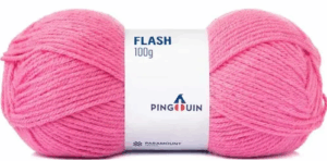 KIT COM 4 PEÇAS - FIO FLASH 100G - PINGOUIN