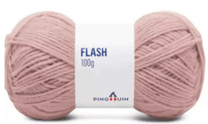 KIT COM 4 PEÇAS - FIO FLASH 100G - PINGOUIN