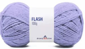 KIT COM 4 PEÇAS - FIO FLASH 100G - PINGOUIN