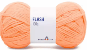 KIT COM 4 PEÇAS - FIO FLASH 100G - PINGOUIN