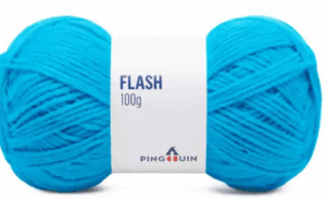 KIT COM 4 PEÇAS - FIO FLASH 100G - PINGOUIN