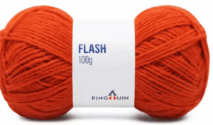 KIT COM 4 PEÇAS - FIO FLASH 100G - PINGOUIN