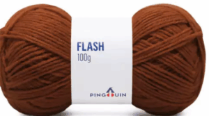 KIT COM 4 PEÇAS - FIO FLASH 100G - PINGOUIN