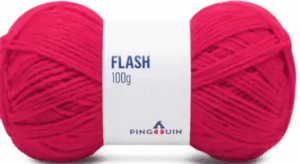 KIT COM 4 PEÇAS - FIO FLASH 100G - PINGOUIN