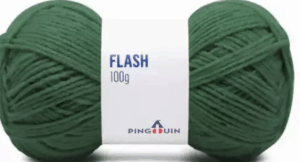 KIT COM 4 PEÇAS - FIO FLASH 100G - PINGOUIN