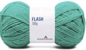 KIT COM 4 PEÇAS - FIO FLASH 100G - PINGOUIN