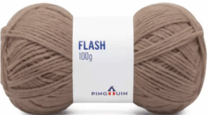 KIT COM 4 PEÇAS - FIO FLASH 100G - PINGOUIN
