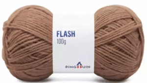 KIT COM 4 PEÇAS - FIO FLASH 100G - PINGOUIN