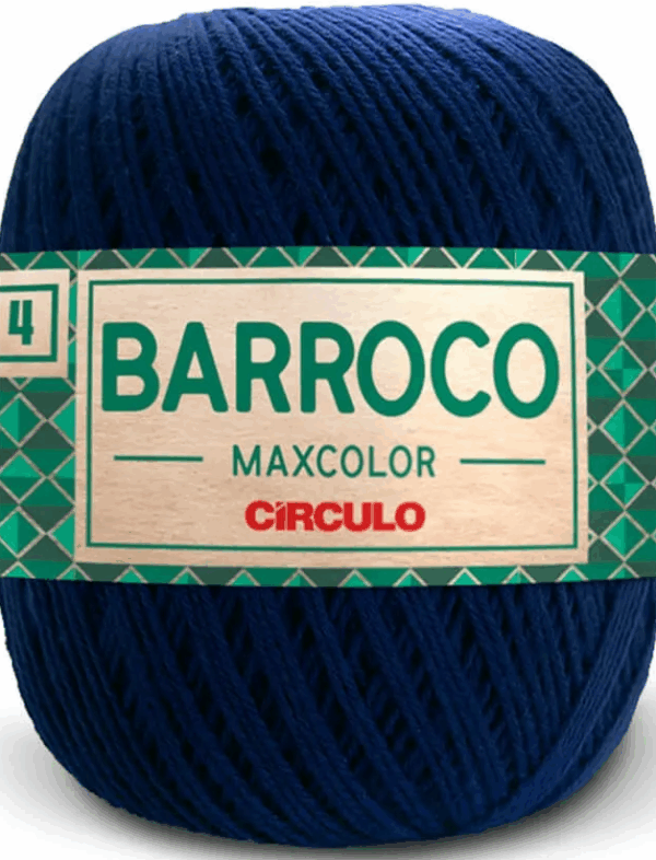 KIT COM 4 BARROCO 4 FIOS - MAXCOLOR 200G - CIRCULO (COR ÚNICA)