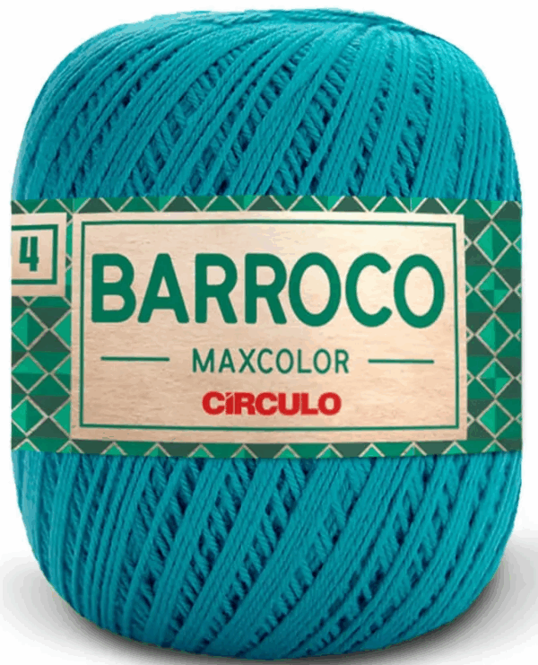 KIT COM 4 BARROCO 4 FIOS - MAXCOLOR 200G - CIRCULO (COR ÚNICA)