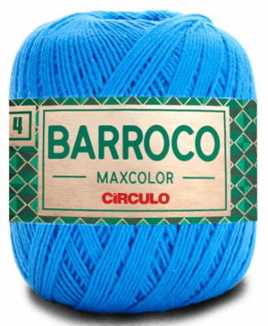 KIT COM 4 BARROCO 4 FIOS - MAXCOLOR 200G - CIRCULO (COR ÚNICA)