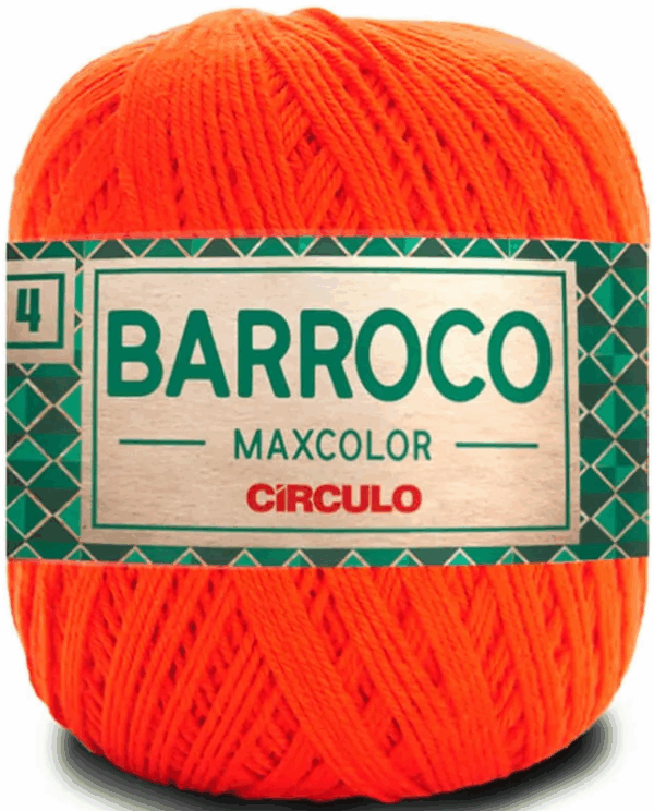KIT COM 4 BARROCO 4 FIOS - MAXCOLOR 200G - CIRCULO (COR ÚNICA)