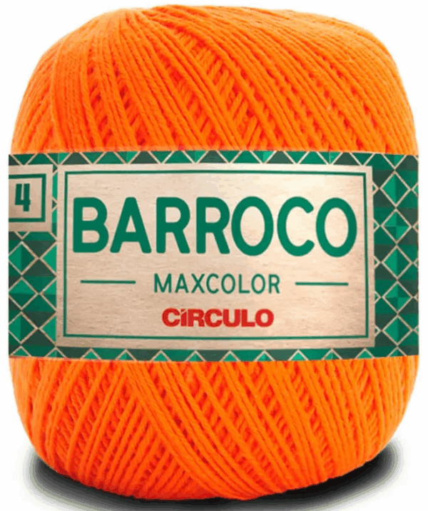 KIT COM 4 BARROCO 4 FIOS - MAXCOLOR 200G - CIRCULO (COR ÚNICA)