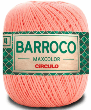 KIT COM 4 BARROCO 4 FIOS - MAXCOLOR 200G - CIRCULO (COR ÚNICA)