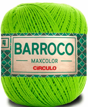 KIT COM 4 BARROCO 4 FIOS - MAXCOLOR 200G - CIRCULO (COR ÚNICA)