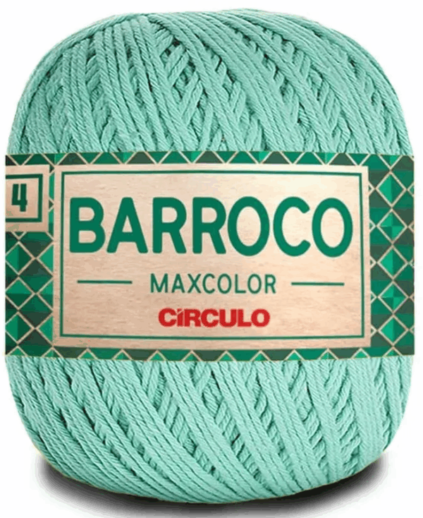 KIT COM 4 BARROCO 4 FIOS - MAXCOLOR 200G - CIRCULO (COR ÚNICA)