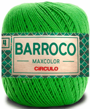 KIT COM 4 BARROCO 4 FIOS - MAXCOLOR 200G - CIRCULO (COR ÚNICA)
